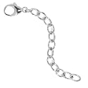 Necklace Bracelet Extender for Women Men - 14K Gold Filled or Solid 925 Sterling Silver Extension, Medium Size Jewelry Chain Durable Strong Removable 2" 4" or 6" Made in USA (Single Piece)