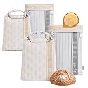 Nectar & Nest Reusable Beeswax Bread Bags for Homemade Bread & Sourdough
