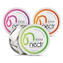 Nectr Energy Nootropic Pouches Fruit Mix - Caffeine Pouches with Cognizin® Citicoline. 3 Flavors; Atomic Apple, Berry Blast, and Iced Mango. Sugar-Free, Nicotine-Free Calm Focus & Energy Supplement