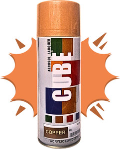 necube premium quality multi-purpose bronze spray paint 400 ml pack of 1