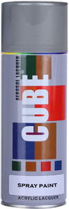 necube premium quality multi-purpose deep grey spray paint 400 ml pack of 1