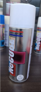 necube premium quality multi-purpose gloss white spray paint 400 ml