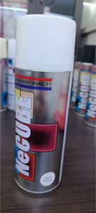 necube premium quality multi-purpose matt white spray paint 400 ml