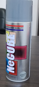 necube premium quality multi-purpose siemens grey spray paint 400 ml