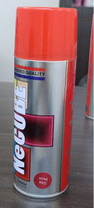 necube premium quality multi-purpose wine red spray paint 400 ml