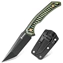 NedFoss Pioneer EDC Fixed Blade Knife 14C28N Steel Tanto Knife for Tactical