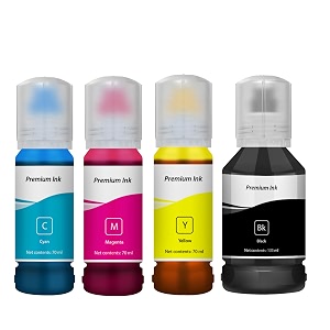 needle 70gms  135gms 001003 compatible refill ink  made in india  for epson l3150 l3110 l3100 l3151 l3152 l1110 l3115 l3116 l3156 l4150 l6170 l4160 l5190 l6190 l6178 printers cmyk