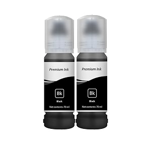 needle 2x70gms 001003 compatible refill ink  made in india  for epson l3150 l3110 l3100 l3151 l3152 l1110 l3115 l3116 l3156 l4150 l6170 l4160 l5190 l6190 l6177 printers black
