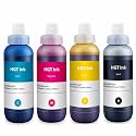 Needle GT51/GT52 (CMYK Combo) 4x1 KG with Empty Bottle &amp; Funnel Inkjet Ink Compatible with 5810 5811 5820 5821 115 116 117 310 315 319 410 415 416 419 457 Ink Tank Printers