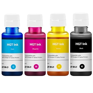 needle 4x70gms gt52gt53 compatible refill ink  made in india  for hp 5810 5811 5820 5821 115 116 117 310 315 319 410 415 416 419 457 printers cmyk