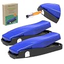 Needle Clipper for Insulin Syringe, Portable Sharps Container for Disposal Sharps, Compatible with 23-34Ga Syringe Needle, Fit Home and Travel (2, Blue)