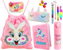 Neel Unicorn Stationery Gift Set Combo-13Pcs-Bag/Diary/Pouch/Bottle/Pen/Pencil/Eraser