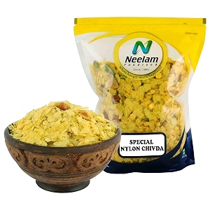 neelam foodland special nylon chivda 400g