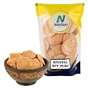 Neelam Foodland Special Sev Puri, Crispy &amp; Crunchy Papdi for Chaat, Authentic Street-Style Papri, Ready to Eat Evening Snack Flat Puri, (400 gm)
