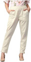 Neelo Kurti Regular Fit Women Beige Trousers