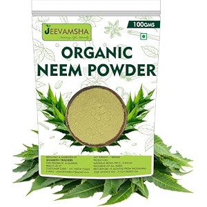 neem leaf powder 100g  natural amp organic  herbal skin amp hair care  supports immunity amp detox  herbal supplement