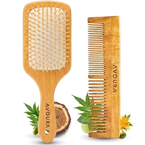 Neem Wooden Hair Care Set 2-in-1 Soaked