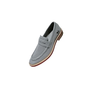 neeman39s block heel loafers for mens  breathable knit upper comfortable amp flexible eva sole