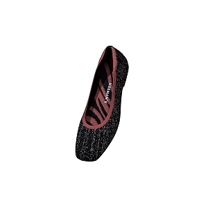 Neemans Metallic Square Flats for Women
