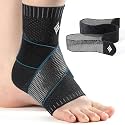 NEENCA Compression Ankle Sleeve with Removable Figure-8 Strap