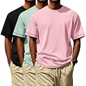 Neer 3 Pack Big and Tall T-Shirts for Men L-7xl Tops