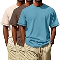 Neer 3 Pack Big and Tall T-Shirts for Men L-7xl Tops