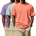 Neer 3 Pack Big and Tall T-Shirts for Men L-7xl Tops