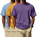 Neer 3 Pack Big and Tall T-Shirts for Men L-7xl Tops