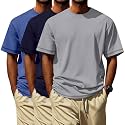 Neer 3 Pack Big and Tall T-Shirts for Men L-7xl Tops