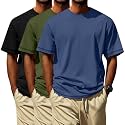 Neer 3 Pack Big and Tall T-Shirts for Men L-7xl Tops