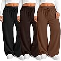 Neer 3 Pack Women's Plus Size Sweatpants Wide Leg Athletic Pants