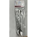 NEERAK Soda Spoon, Mixing Stirring Spoon, Ice Tea Coffee Long Ice Cream for Tall Glasses, Bournvita Spoon, Cocktail Bar Long Colored Handle Spoon(Pack of 6), 20Cm RED (Silver)