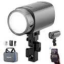 NEEWER 120Ws 2.4G TTL Outdoor Strobe Flash Compatible with Godox 1/8000s HSS Portable Studio Monolight with Modeling Light/3000mAh Battery/420 Flashes/1.5s Recycle Photography Photoshoots, Q120 Gray