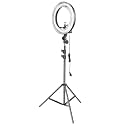 Neewer 14-inch 50W 5500K Camera Ring Light and Light Stand Lighting Kit - Dimmable Fluorescent Ring Light and 6.5 feet Light Stand with Ball Head Hotshoe Adapter for Camera Photo Studio YouTube Video