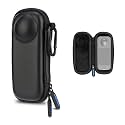 NEEWER BASICS Carrying Case Compatible with Insta 360 X5, Portable Small Travel Protector Hard Shell Protective Storage Bag with Carabiner, Action Camera Accessories Compatible with Insta360 X5, PB032