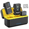 NEEWER CM28 PRO Wireless Lavalier Microphone, Noise Canceling Mini Lapel Mic 9hrs Recording 4GB Storage for USB C iPhone iPad Android Phone Camera PC Laptop Computer