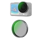 NEEWER CPL Filter Compatible with DJI Osmo Action 3/4/5 Pro, Snap On Polarizer Multicoated HD Adjustable Circular Polarizing Lens Filter, Action Camera Accessories, FL-N69
