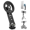 NEEWER Magnetic Phone Tripod Mount Compatible with MagSafe iPhone Samsung, Metal Adjustable Rotatable Cellphone Holder Adapter w/Cold Shoe for Tripod Mounting Camera Monitoring Video Recording, DS031
