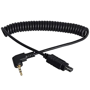 neewer photography accessories 25mm-n3 camera remote control shutter release cable cord for nikon d90d600d610d5000d5100d5200d5300d7000d7100d3100d3200df dslr cameras black
