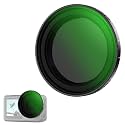 NEEWER Variable ND Filter Compatible with DJI Osmo Action 5 Pro/4/3, ND2-32 1-5 Stops Snap On Multicoated HD Optical Glass Neutral Density Action Camera Lens Filter Accessories