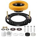 NEEXAN Toilet Flange Repair Kit with Wax Ring and Bolts, Fits 3-4 in Drains