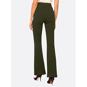 Nefer Womens High-Rise Flared Parallel Trouser