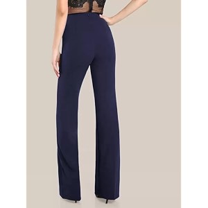 Nefer Womens High-Rise Flared Parallel Trouser