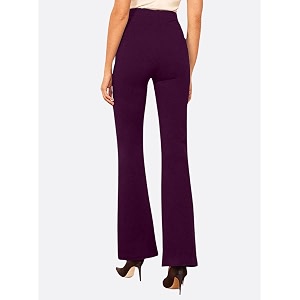 Nefer Womens High-Rise Flared Parallel Trouser