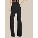 Nefer Women39s High-Rise Flared Parallel Trouser