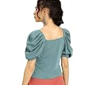 Nefer Women39s Solid V-Neck T-Shirt