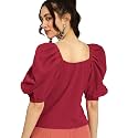 Nefer Women39s Solid V-Neck T-Shirt
