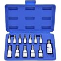 NEIKO 10073A Tamper Proof Torx Bit Socket Set |13-Piece | S2 Steel Bits &amp; Cr-V Steel Sockets | TT8 – TT60