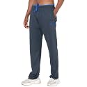 NEIKU Mens Lightweight Sweatpants with Pockets Open