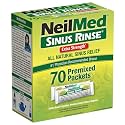 NeilMed's Sinus Rinse Extra Strength Pre-Mixed Hypertonic Packets-for Sinus Relief, 70 Count Box (Pack of 2)